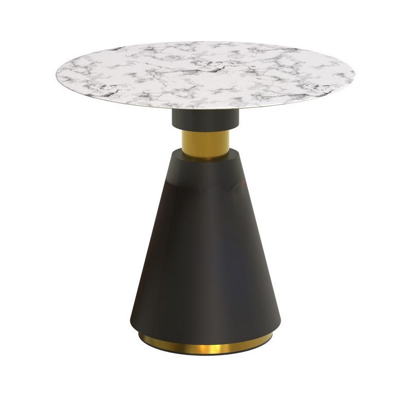 Light Luxury Rock Board Simple Sofa Side Table - Image 1