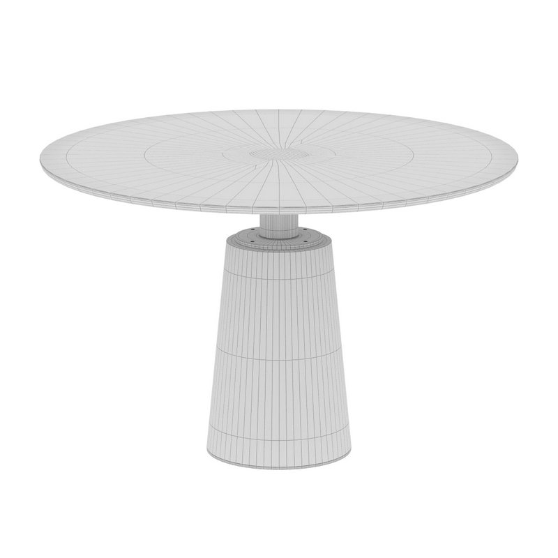 Maxwell Dining Table, White Marble - Image 2