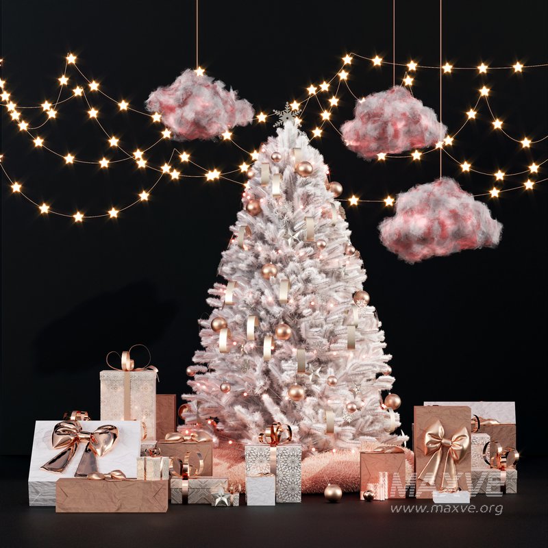 Christmas Decoration – Christmas green Tree with Gift - Image 2