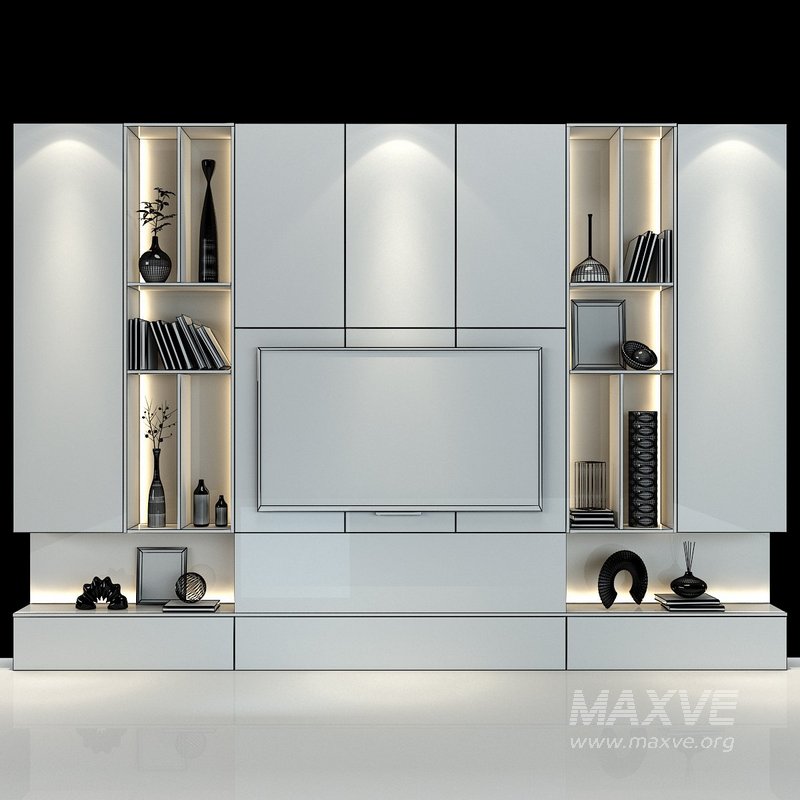 TV Wall set 0124 - Image 3