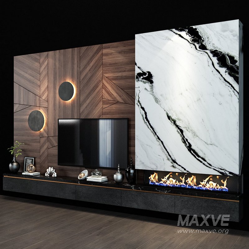 TV Wall set 0128 - Image 2