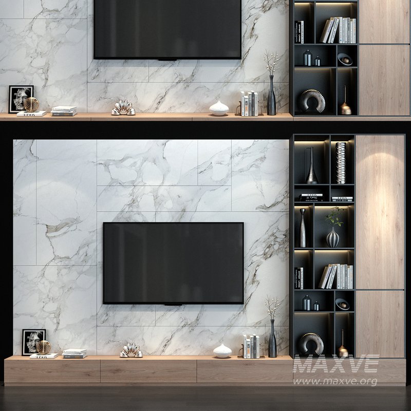 TV Wall set 0150 - Image 1