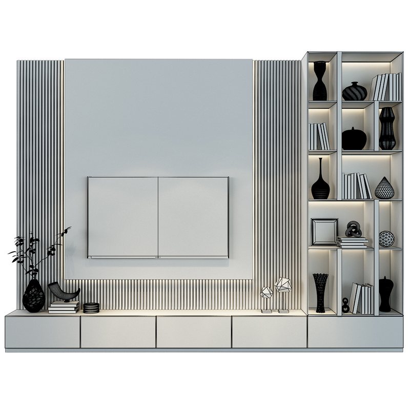 TV Wall set 0112 - Image 2