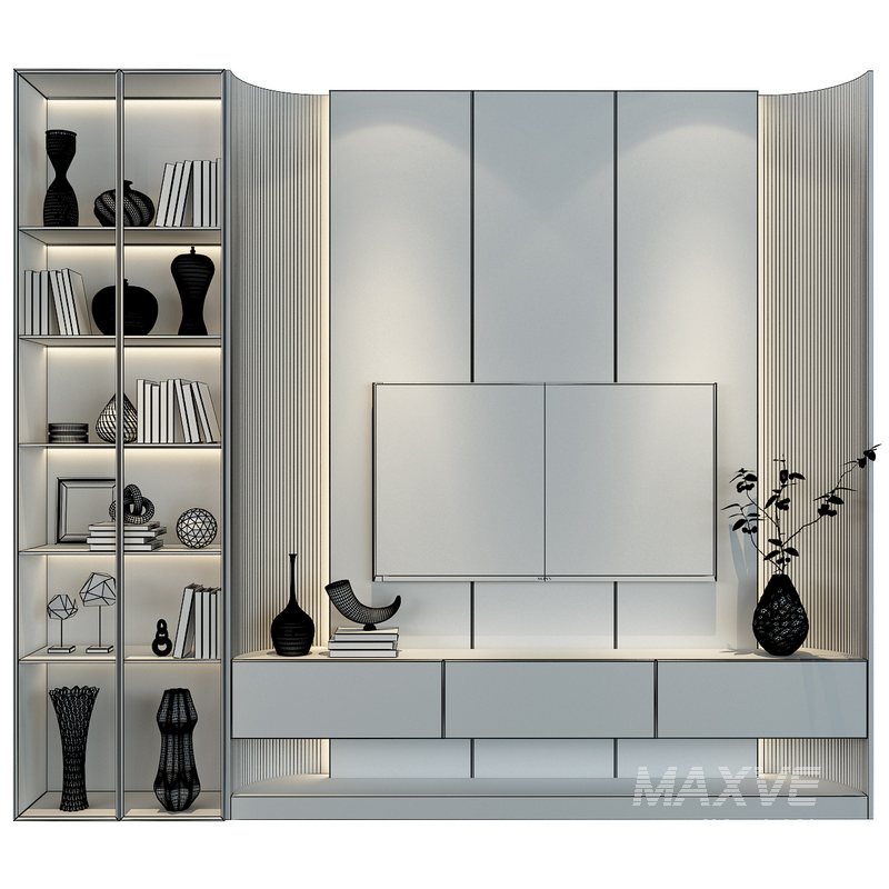 TV Wall set 0117 - Image 2