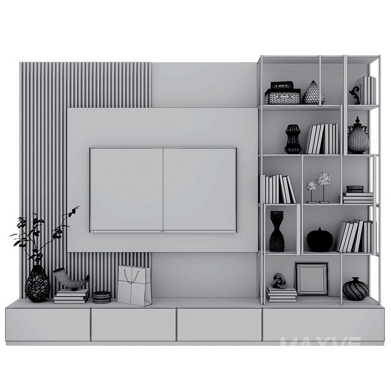 TV Wall set 01281 - Image 2