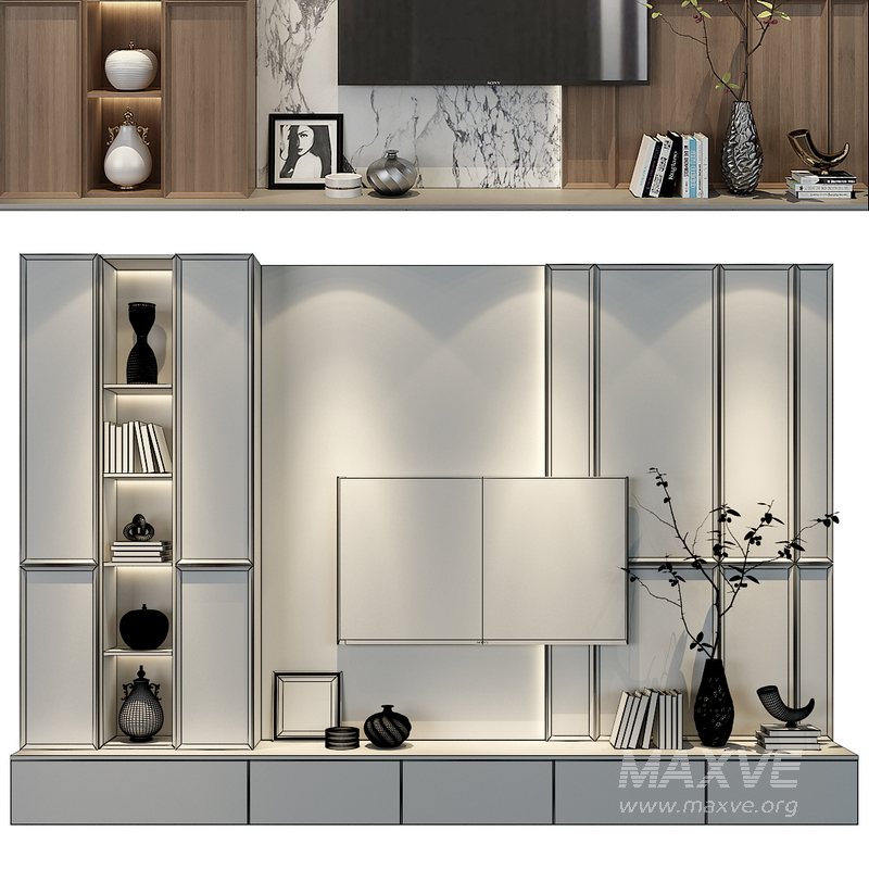 TV Wall set 119 - Image 2