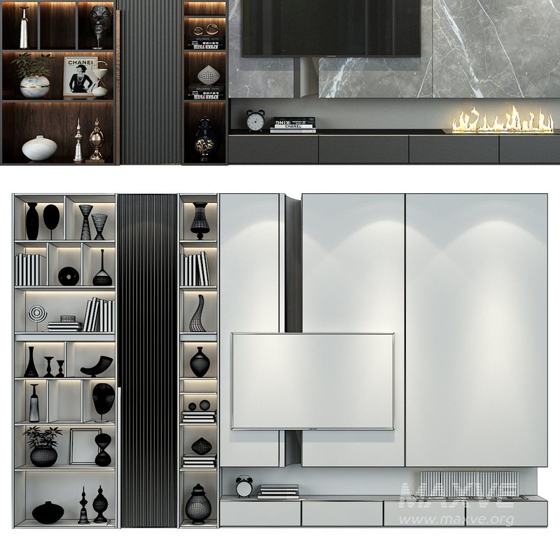 TV Wall set 306 - Image 2