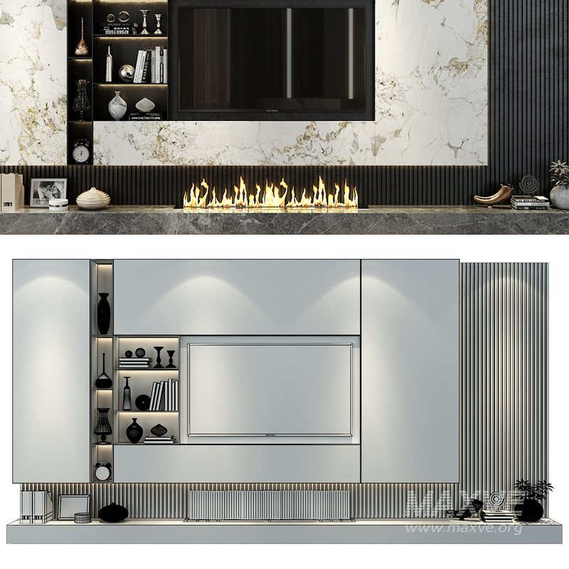 TV Wall set 320 - Image 2