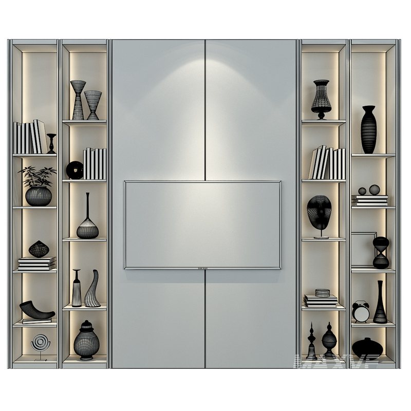 TV Wall set 321 - Image 2