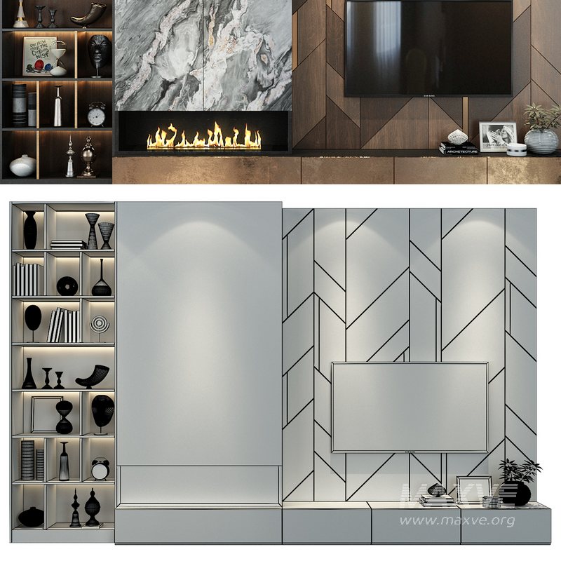 TV Wall set 325 - Image 2