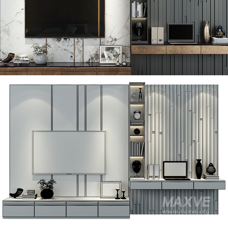 TV Wall set 329 - Image 2