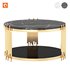 Camperian Rose Gold Coffee Table Marble - Thumbnail 1
