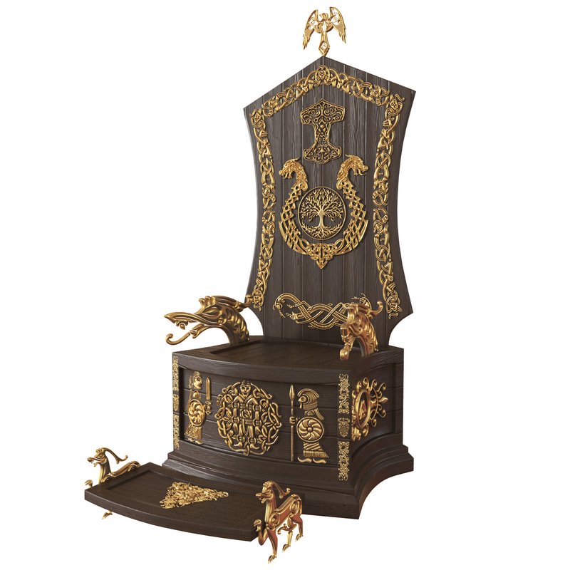 Viking throne - Image 1