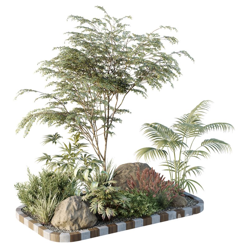 HQ Tree and bush garden box outdoor VOL 14 - Image 1