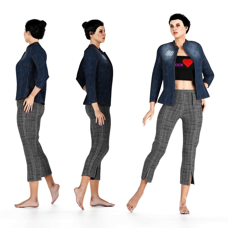 Yasmine -01 Standing Pose Female - Image 2