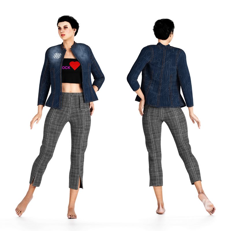 Yasmine -01 Standing Pose Female - Image 1