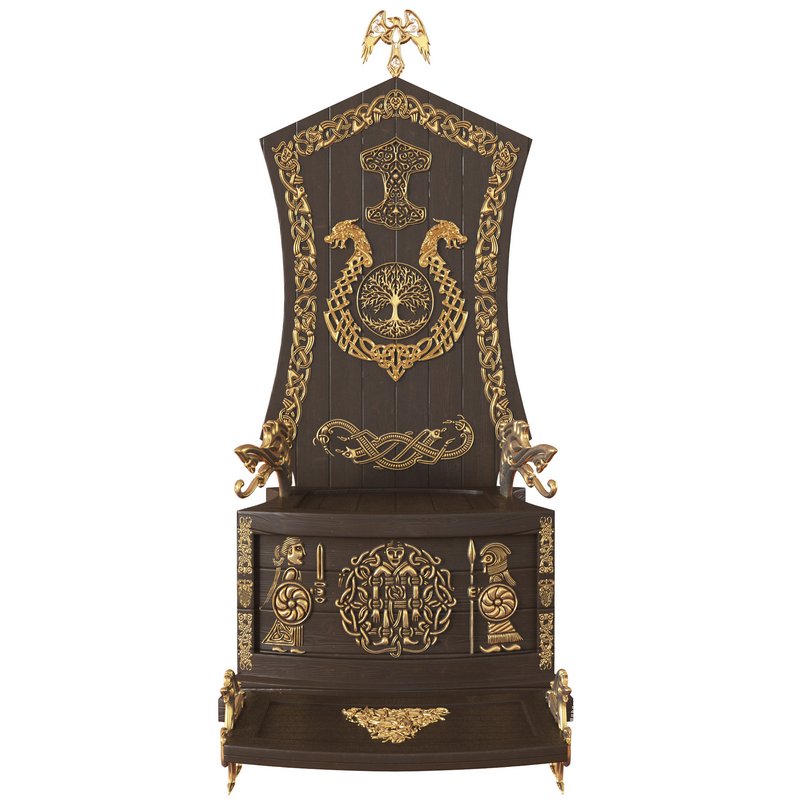 Viking throne - Image 3