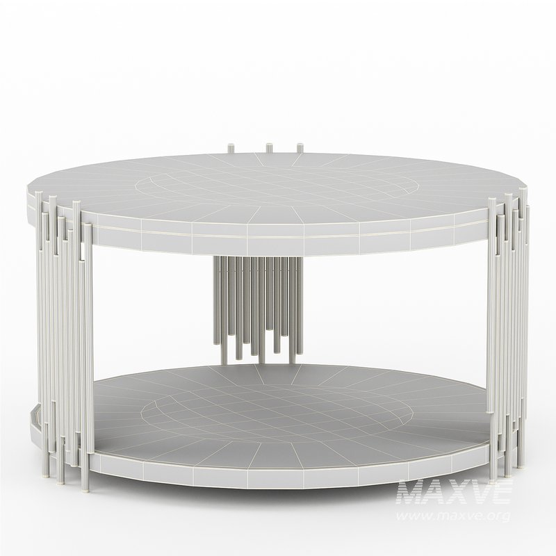 Camperian Rose Gold Coffee Table Marble - Image 3