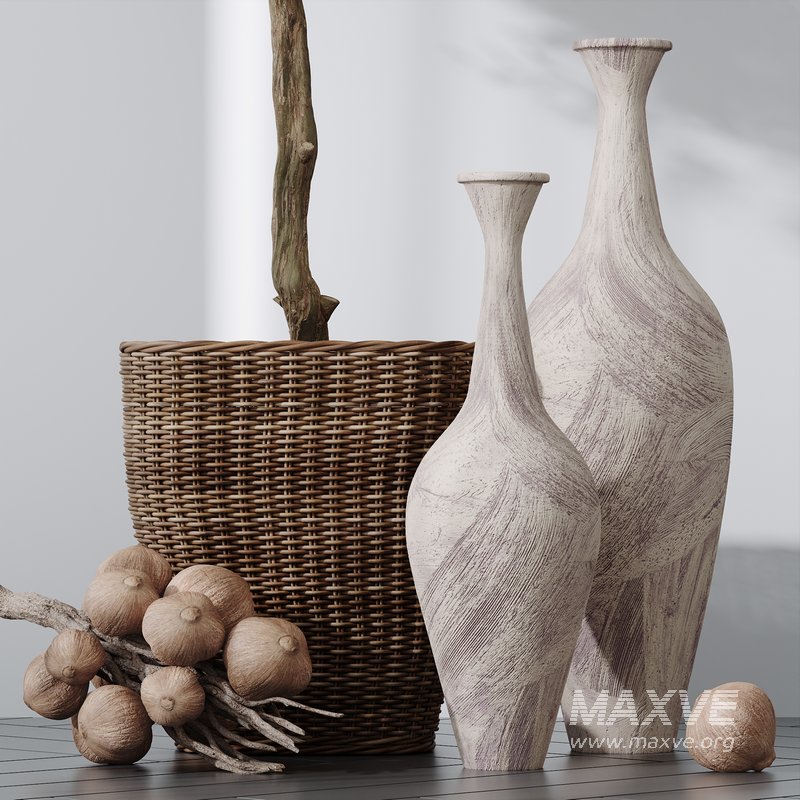 HQ Plants Mission Olive Tree Indoor Vase Set005 - Image 3