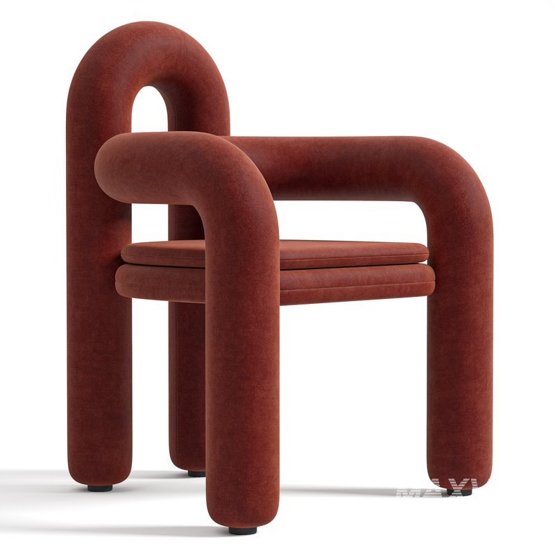 Velvet Armchair - Image 6