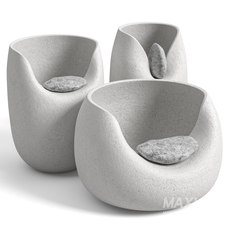 Martn  warps ceramic vases with raw stones - Image 4