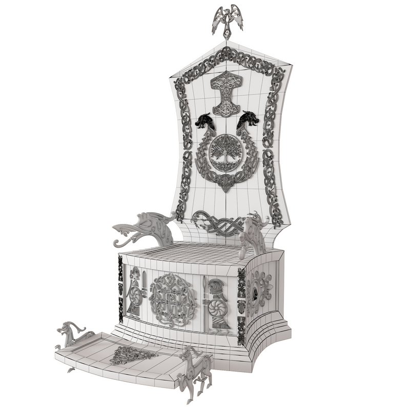 Viking throne - Image 7