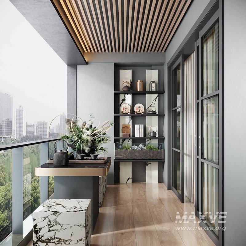 Modern balcony - Image 1