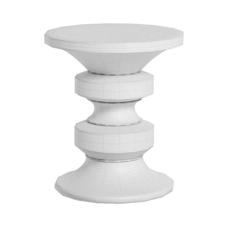 eames  turned stool - Image 5