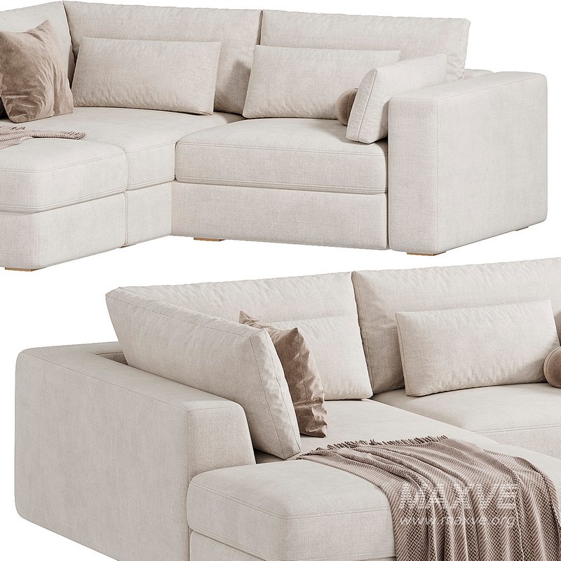 Bumper Sectional Sofa 2 - Image 4