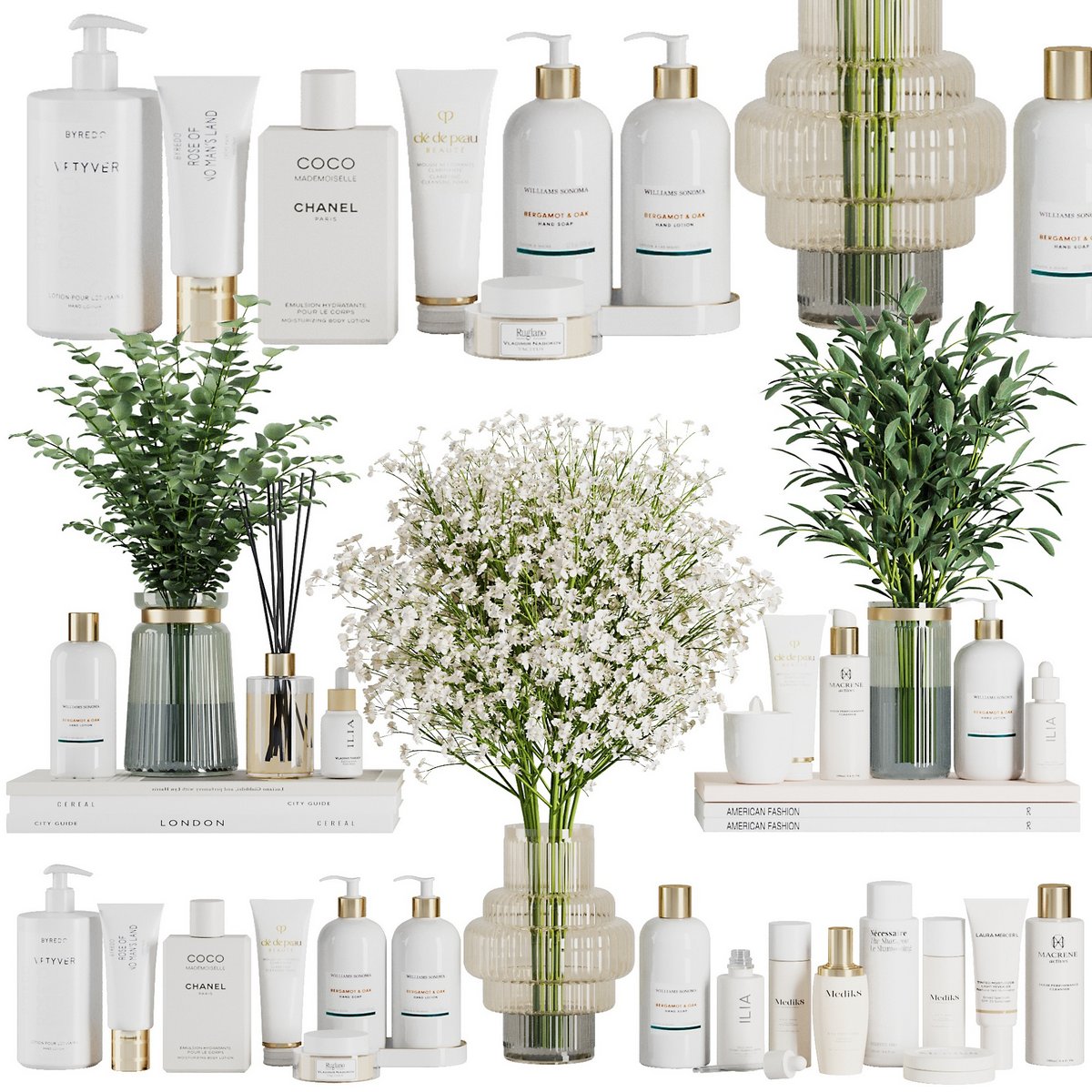 Bathroom accessories SetV10 - Image 1