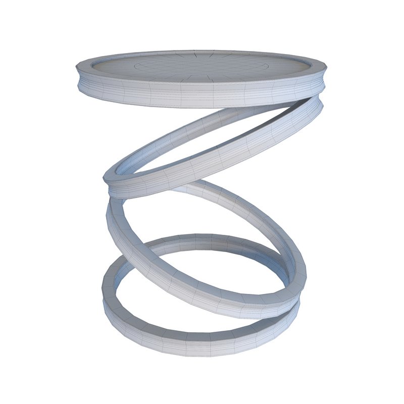 Grec Metal Round Side Table - Image 2