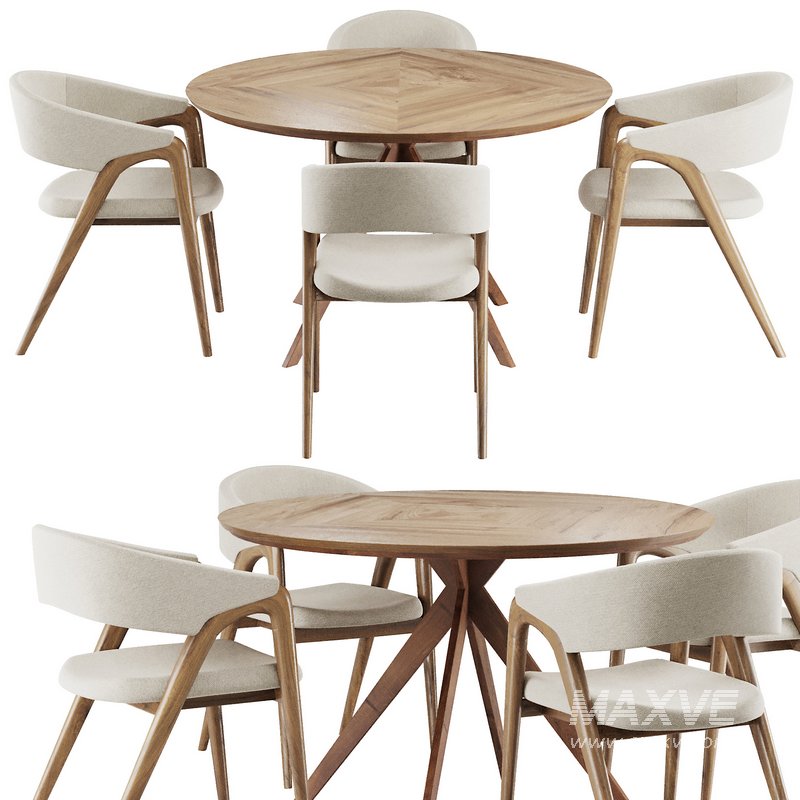 Dinning chair and table set3 - Image 1