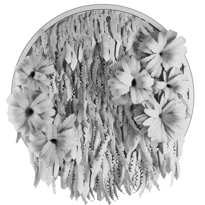 Circle Green Wall Plants - Image 4