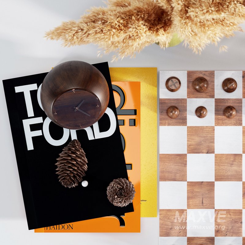 Decorative set with Umbra wobble chess set - Image 4