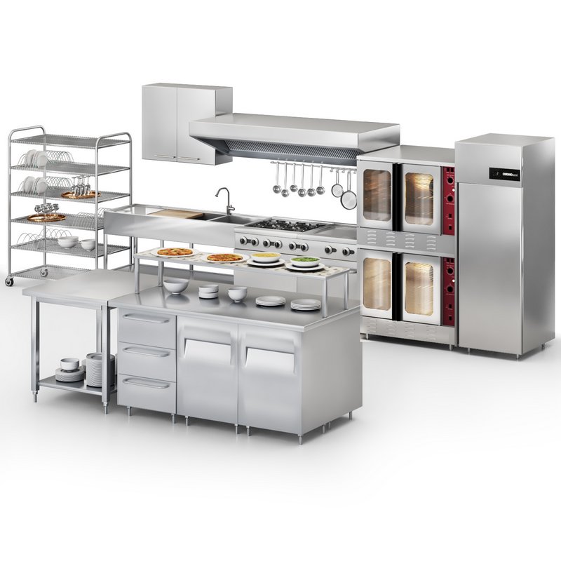 Cafe equipment 02 commercial kitchen - Image 2