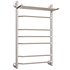 Water heated towel rail EWRIKA Sappho BR3 80×50 with shelf chrome - Thumbnail 1