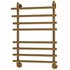 Water heated towel rail EWRIKA Medea Pr 80×50 gold - Thumbnail 1