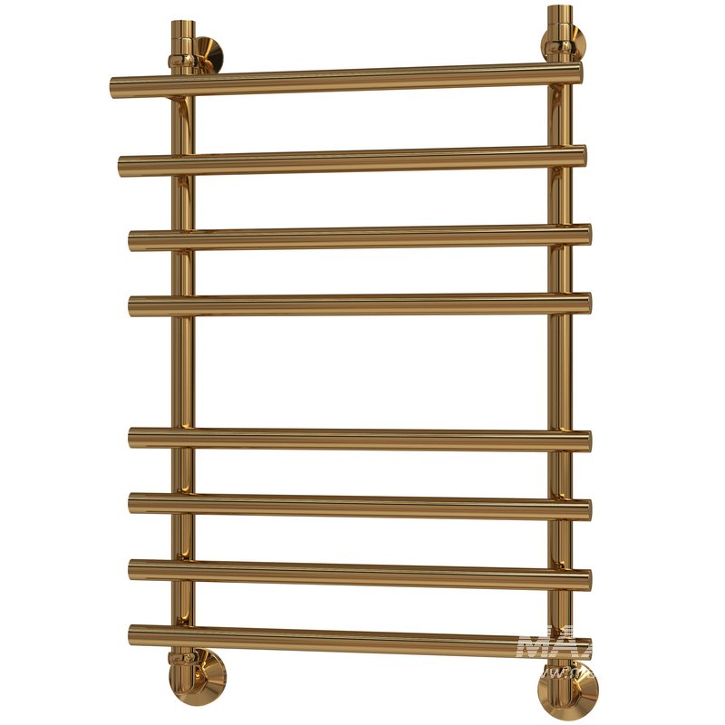 Water heated towel rail EWRIKA Medea Pr 80×50 gold - Image 1