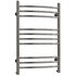 Water heated towel rail Domoterm Calypso P10 50×80 chrome - Thumbnail 1