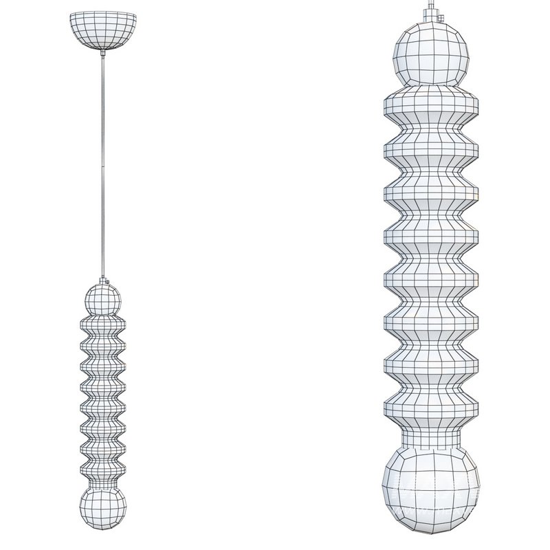 Modern White Pendant Light with Adjustable Cord Length for Residential Use - Image 3