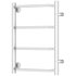 Water heated towel rail EWRIKA Safo BR1 60×40 with side connection 50 - Thumbnail 1