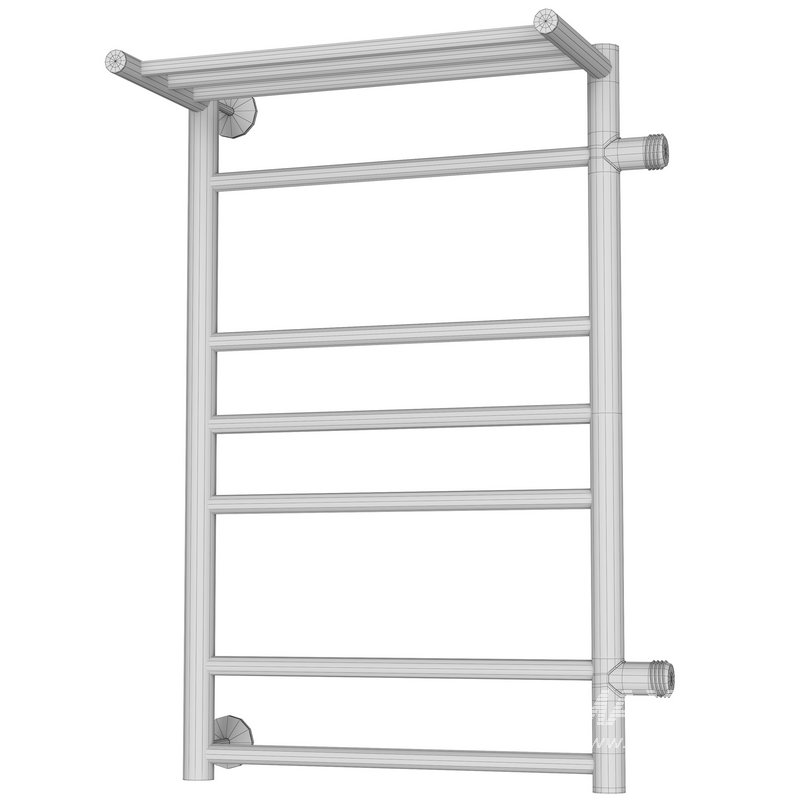 Water heated towel rail Trugor LC Aspect PM 3 R 50x80x50 with shelf - Image 3