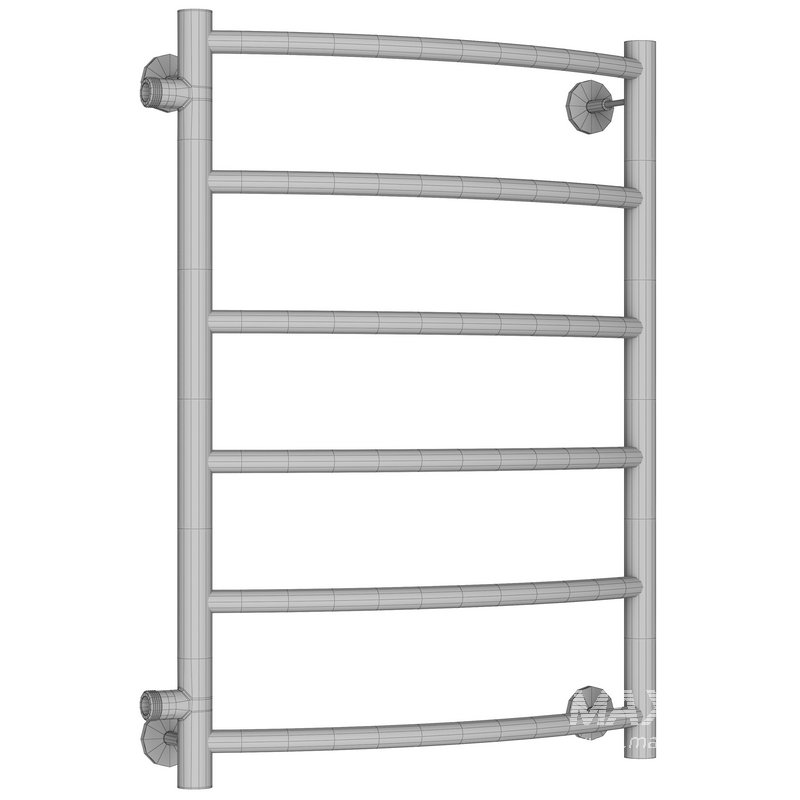 Water heated towel rail Indigo Arc LASW70-30-bp-60 - Image 2