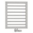 Water heated towel rail Zehnder Subway SUBI 060 045 stainless steel - Thumbnail 2