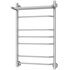 Water heated towel rail EWRIKA Sappho BR3 80×50 with shelf chrome - Thumbnail 2