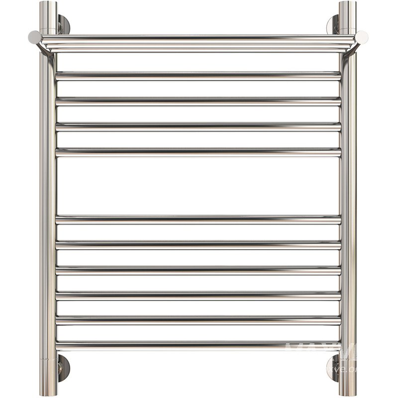 Water heated towel rail Sunerzha Bogema 60×50 with shelf straight - Image 3