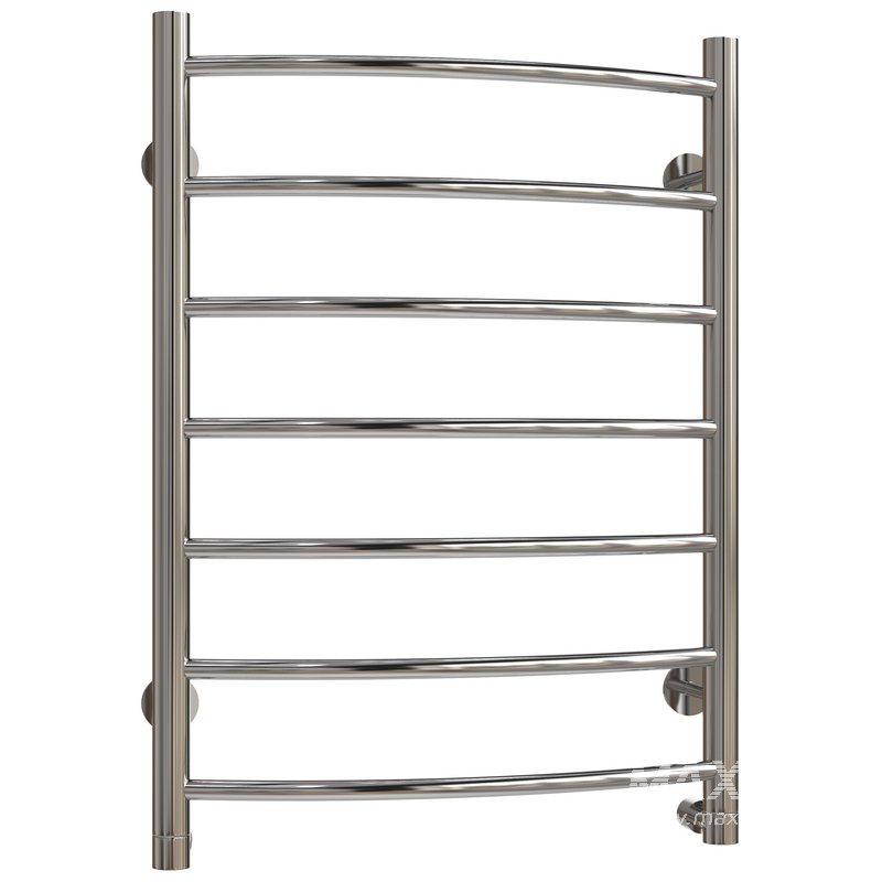 Water heated towel rail Domoterm Calypso P7 50×70 chrome - Image 1