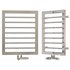 Water heated towel rail Zehnder Subway SUBI 060 045 stainless steel - Thumbnail 1