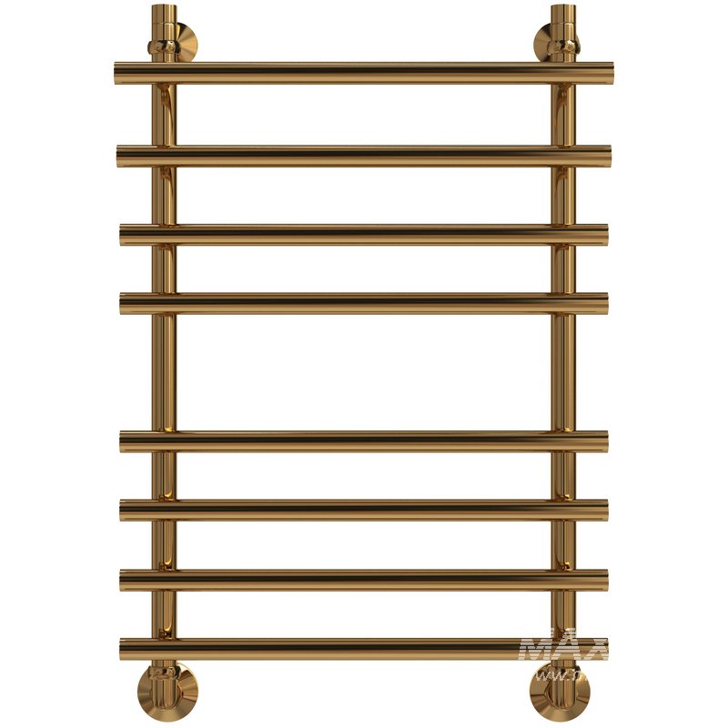 Water heated towel rail EWRIKA Medea Pr 80×50 gold - Image 3