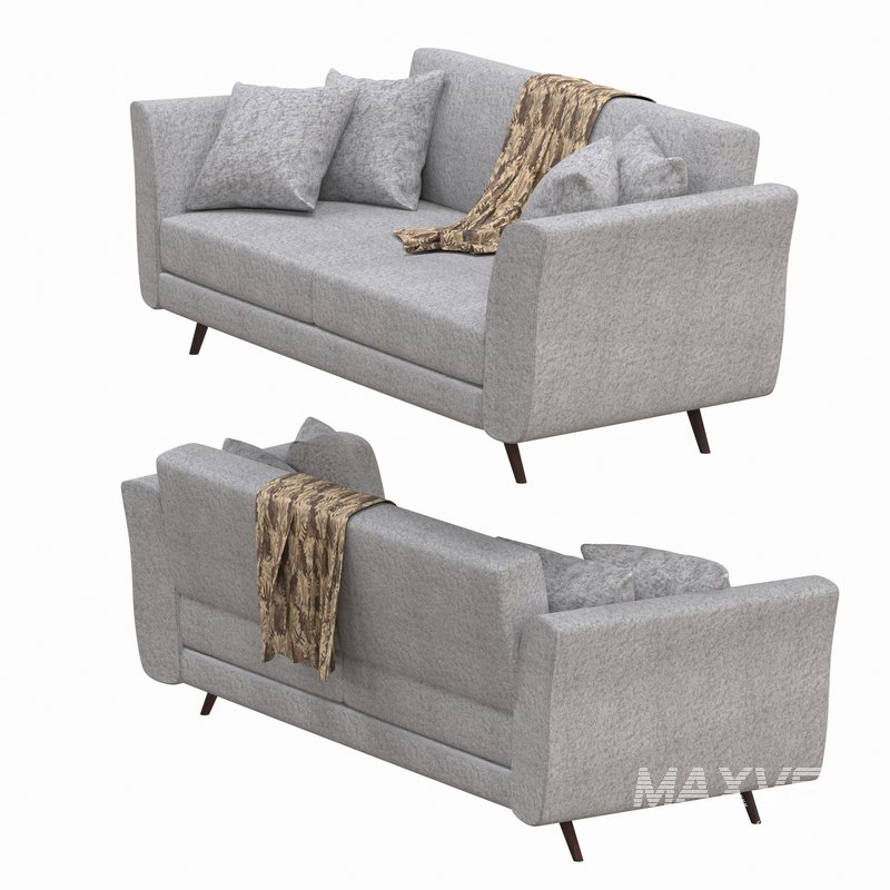 Sofa bed Stockholm Silver - Image 2